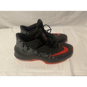 Nike Air Max Infuriate 2 Mid Black/Univ Red Basketball AA7066-066 Mens 11.5